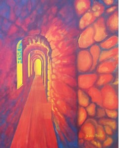 There's light in the dark places 2014 16"x20"